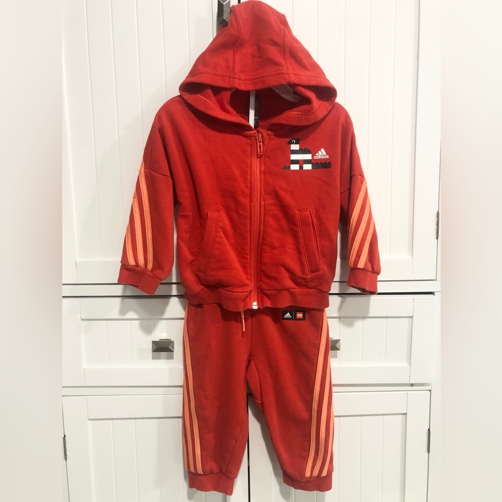 Adidas x Classic Lego Hoodie Jacket and Pants Set